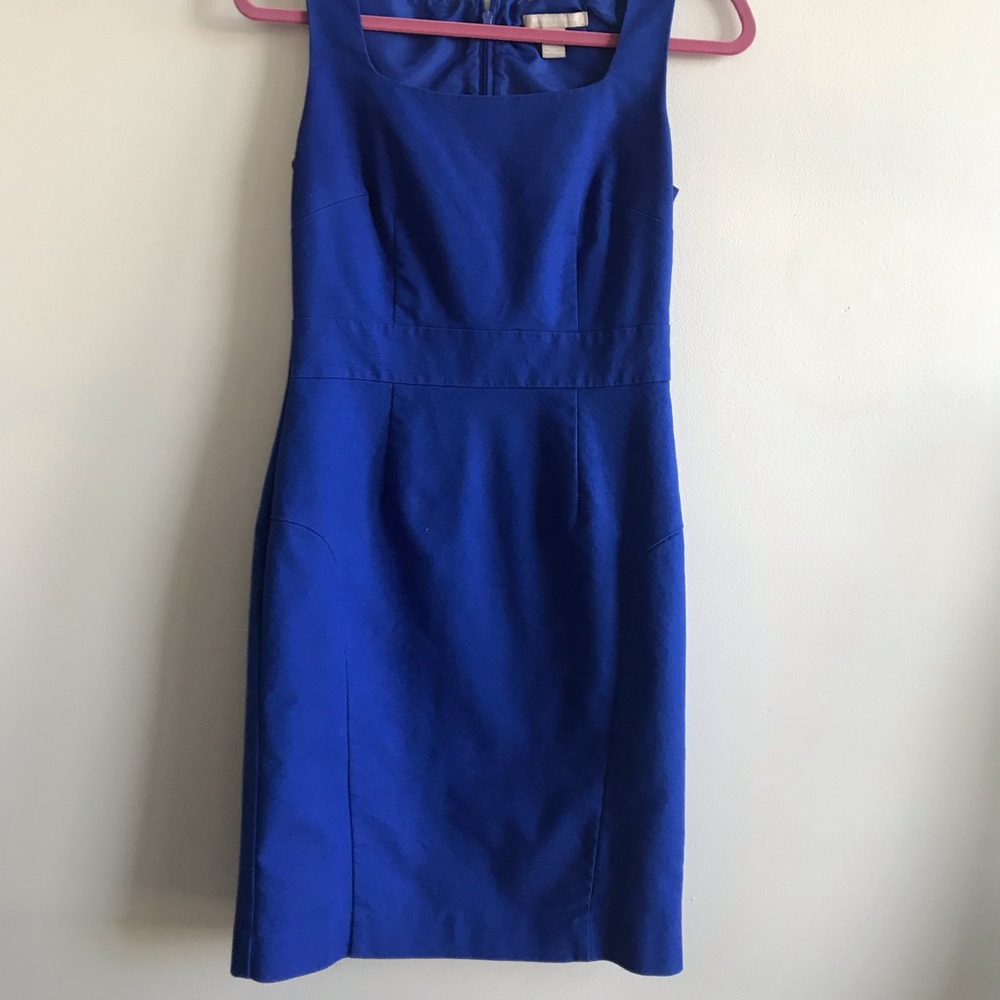 Blue Banana Republic sleeveless shift dress